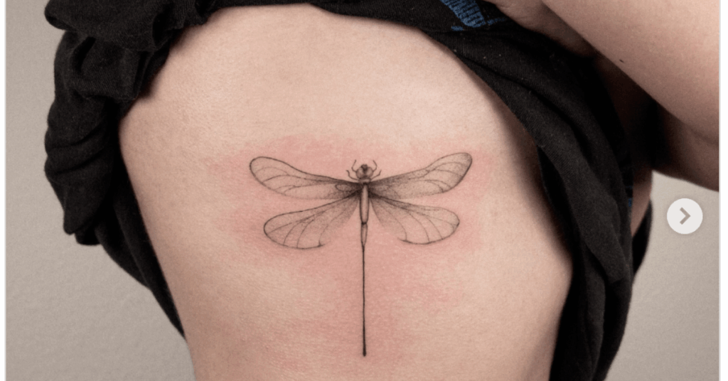 Adaptability & Resilience dragonfly tattoo