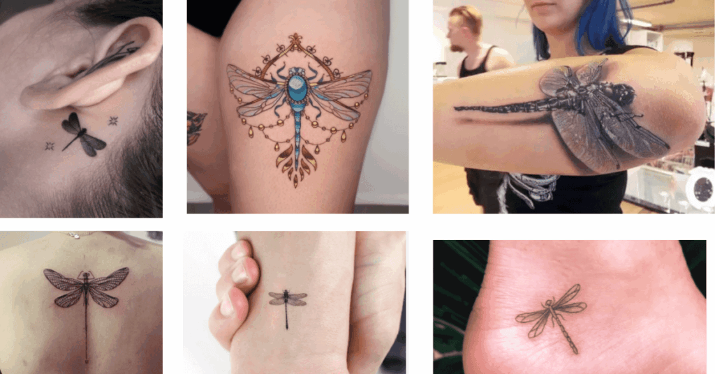 Dragonfly Tattoo Styles & Placements