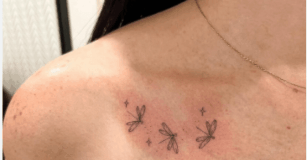 Self-Realization dragonfly tattoo