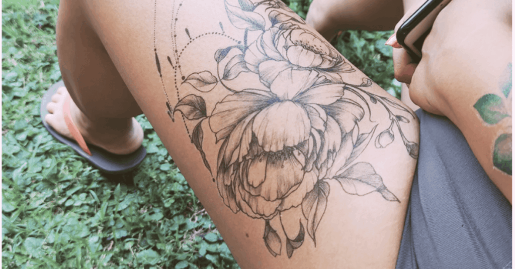 Thigh Tattoo Placement