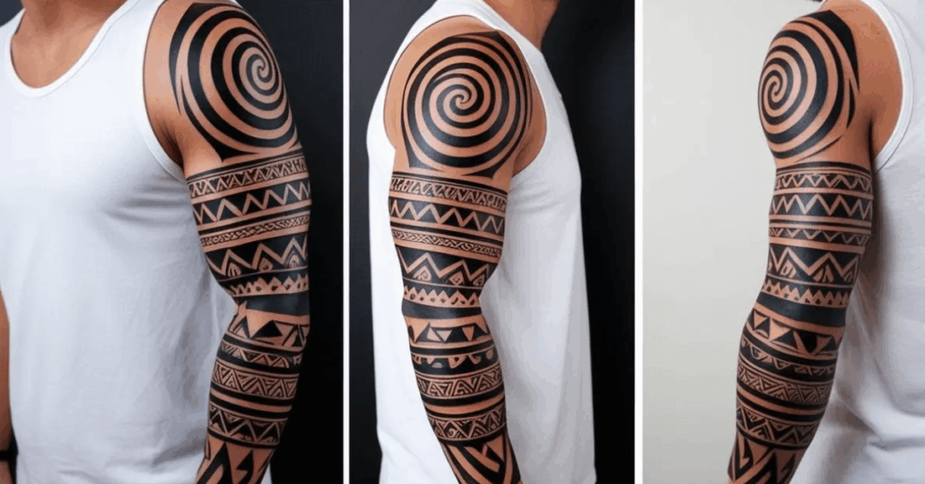 Upper arm Tattoo Placement