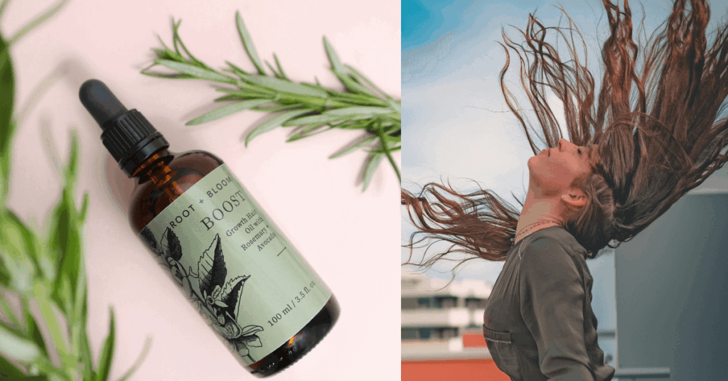 1. Rosemary Oil as an Oil That promote natural hair growth