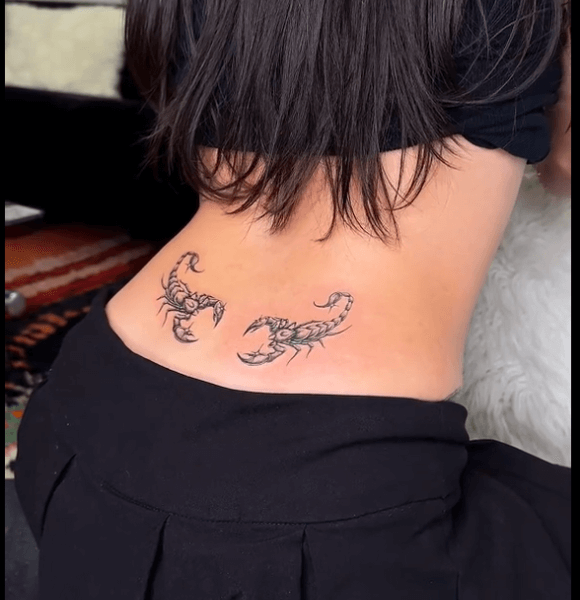 11. A Scorpion Lower Back Tattoo