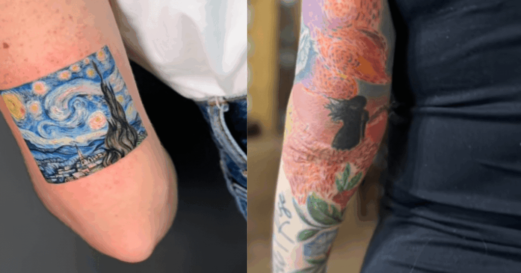 21. Art-Inspired Tattoos