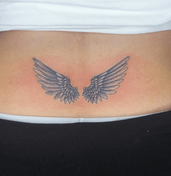 7. Angel Wings Tattoo