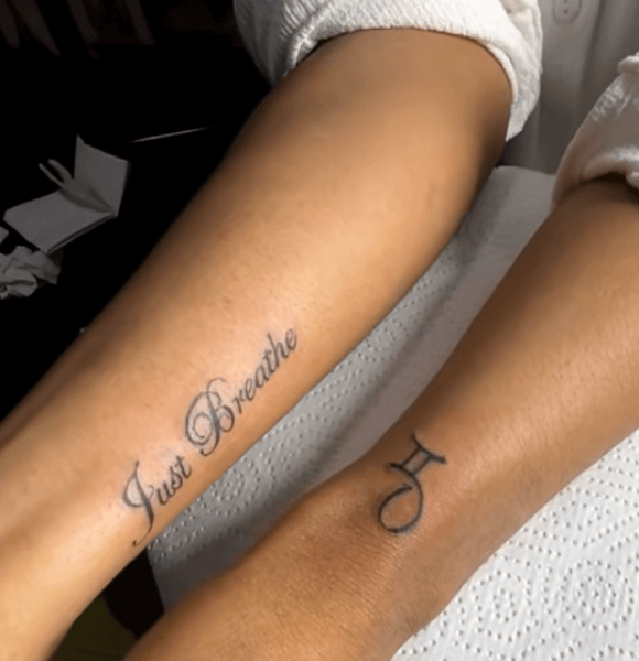Small Breathe Tattoo