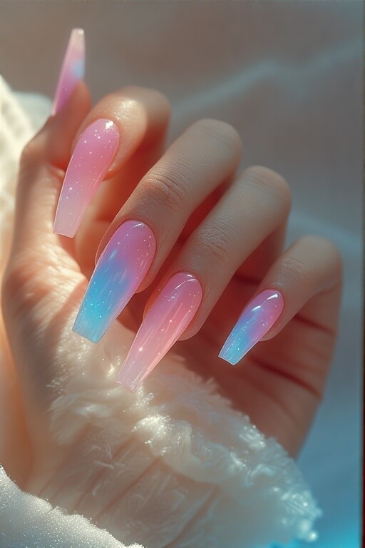 17. Aura Coffin Nails