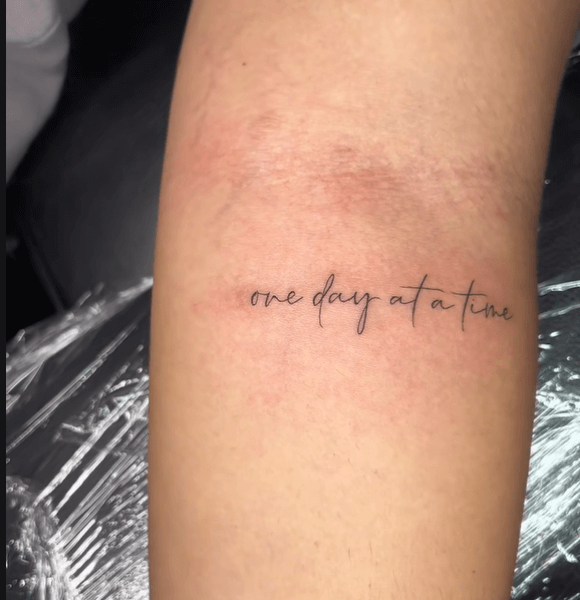 22. “One day at a time.”
