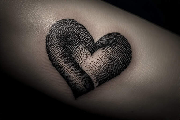 5. Fingerprint Heart