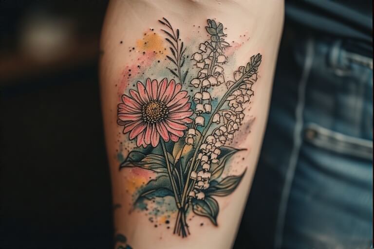 4. Birth Flower Bouquet