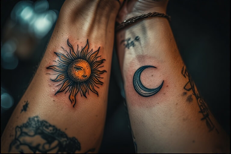 16. Matching Tattoos with Sister or Mom