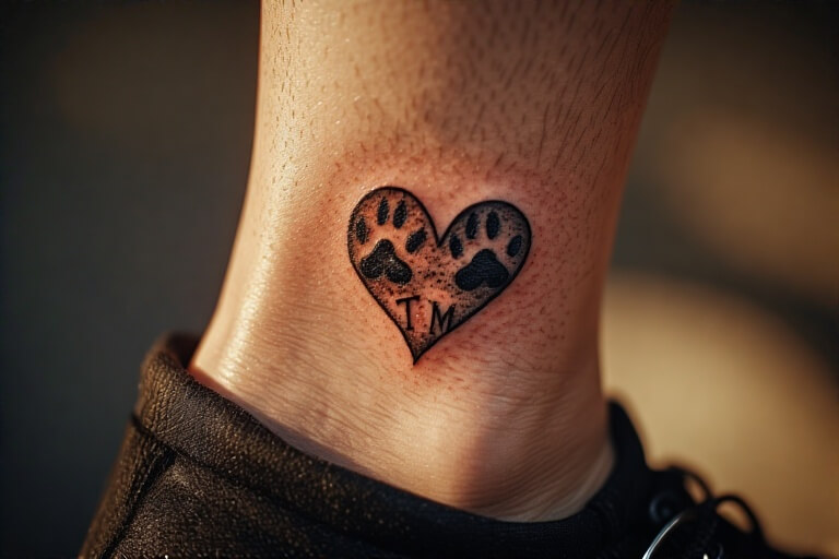 21. Pet-Inclusive Family Tattoo
