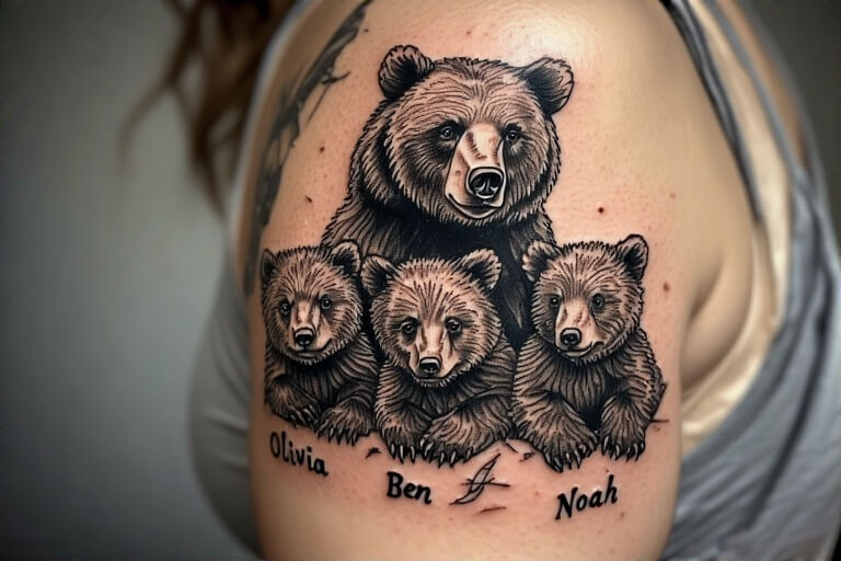 12. Mama Bear & Cubs