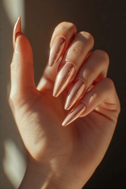 4. Almond Shape  Nails