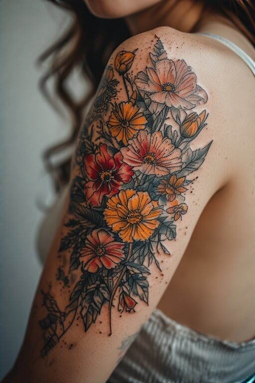 10. The Full Bouquet Sleeve