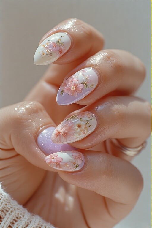2. Oval Nail Shapes