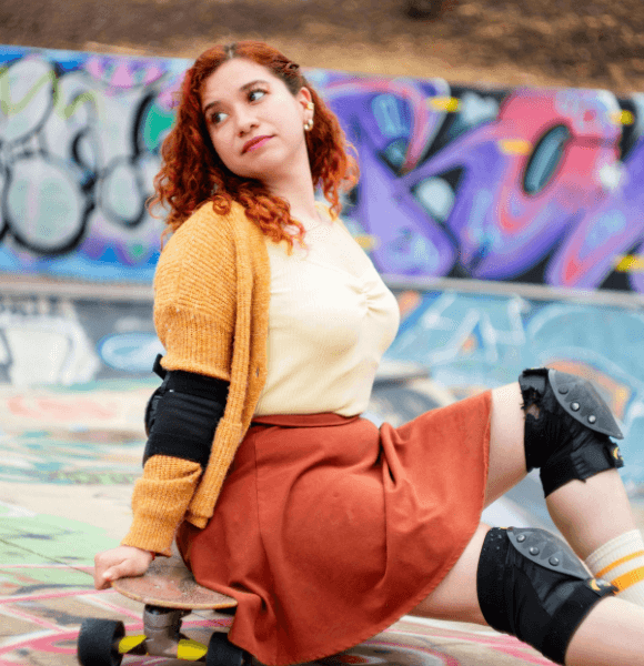 Retro-Feminine Skate Aesthetic
