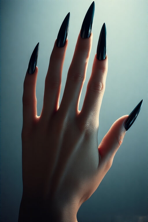 8. Stiletto Nails
