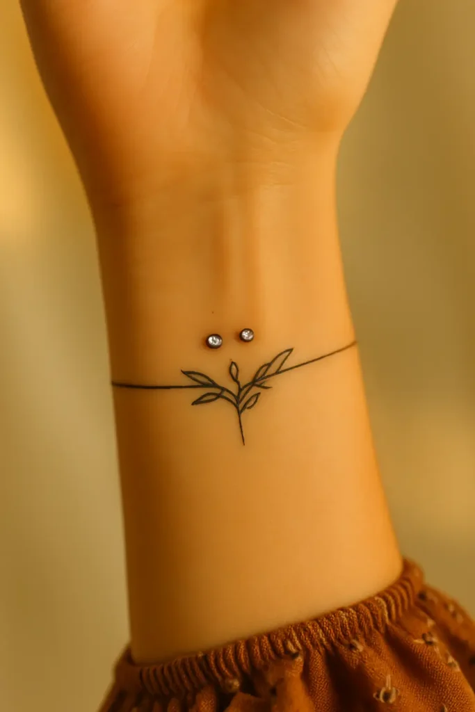 11. Bracelet Tattoo + Wrist Dermals