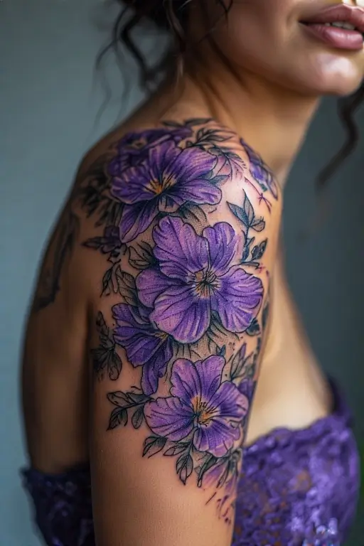 18. Violet Lace Fill