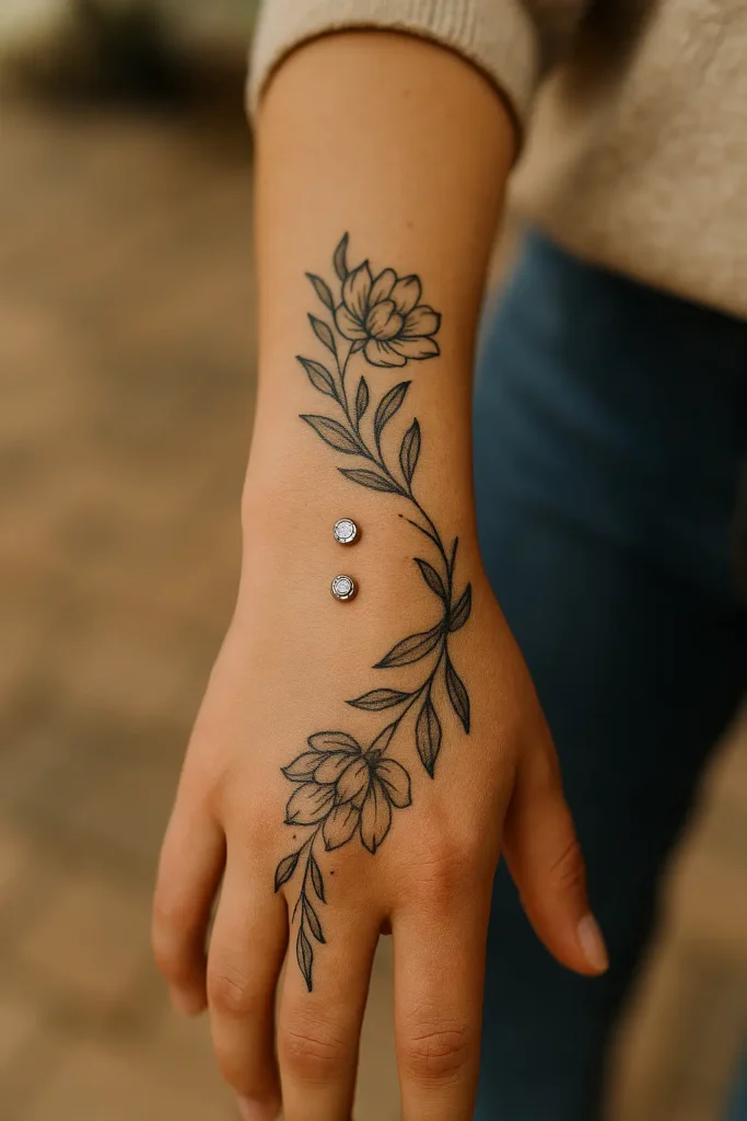 23. Hand Dermals + Forearm Art
