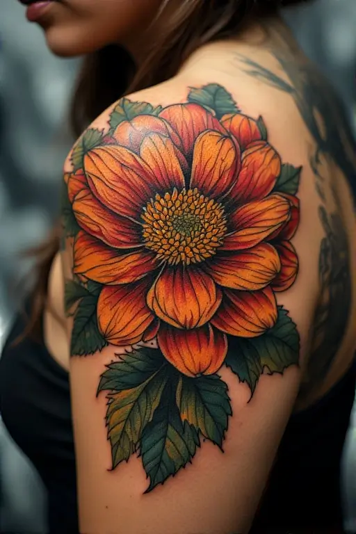 24. Chrysanthemum Shield