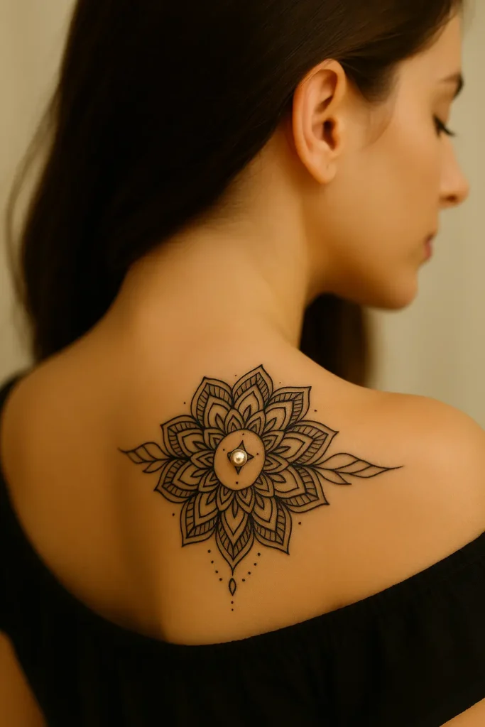 25. Shoulder Cap Piercing + Mandala Wrap