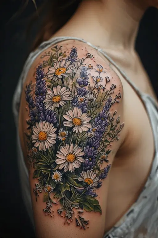 4. Layered Wildflowers
