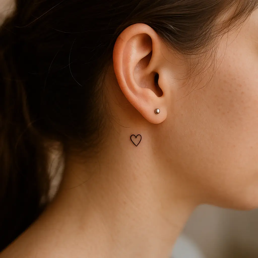 5. Behind-the-Ear Heart