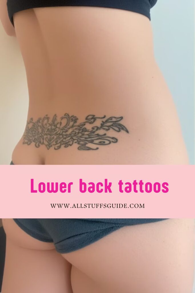 Delicate Floral Lower Back Design