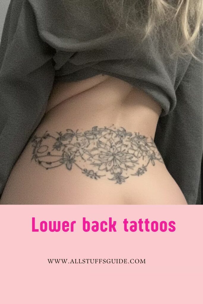 Flowing Floral Feminine Tramp Stamps