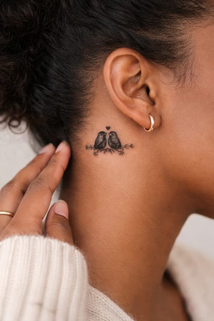 3. Twin Hearts of Loyalty Tattoo