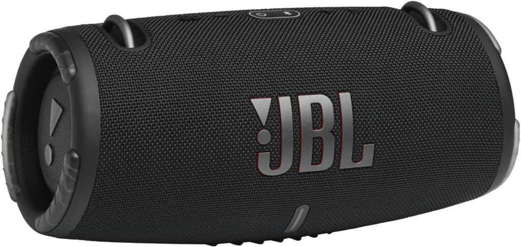 #7 – JBL Xtreme 3 Portable Waterproof Bluetooth Speaker. 🏷️ Best Outdoor Bluetooth Speaker for Parties