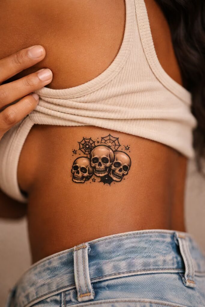 1. Skull-Inspired Traditional Tattoos: A Bold American Traditional Design