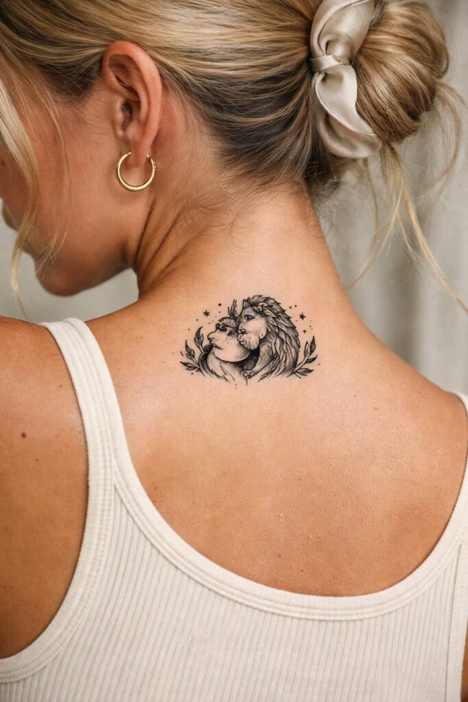 16. Lion-Inspired Traditional Tattoos: Courage and Royalty