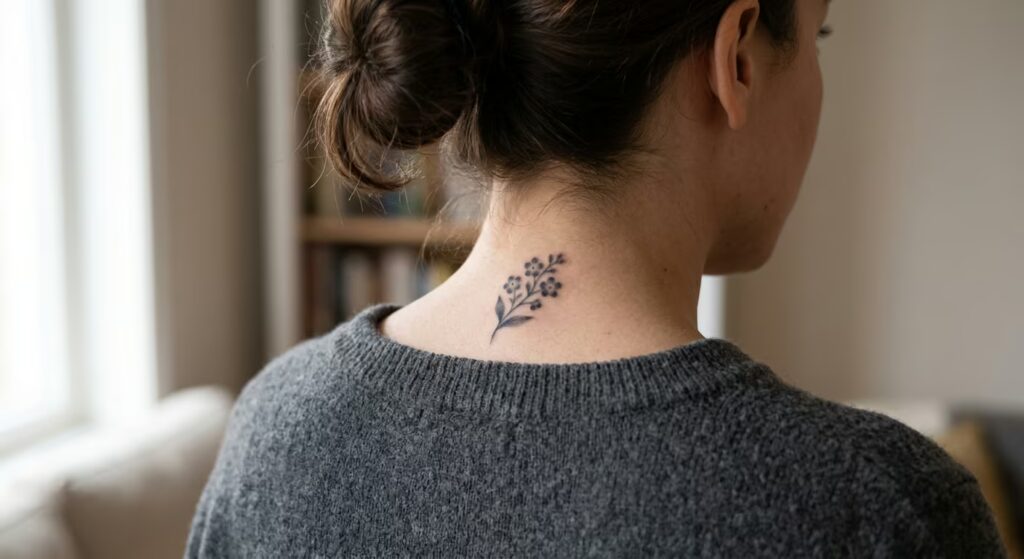 Forget-Me-Nots Miscarriages Tattoo for Women