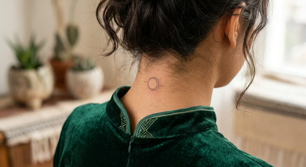 The Solar Eclipse Miscarriages Tattoo for Women