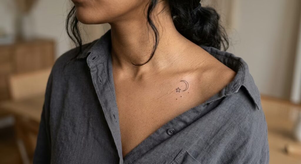 "Too Pure for Earth" Star Miscarriage Tattoo