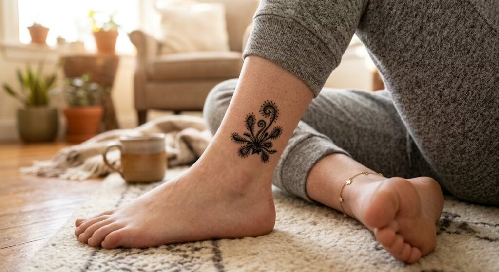 Sundew Kirigami The Tiny Brighter Days Ahead Tattoo for Women