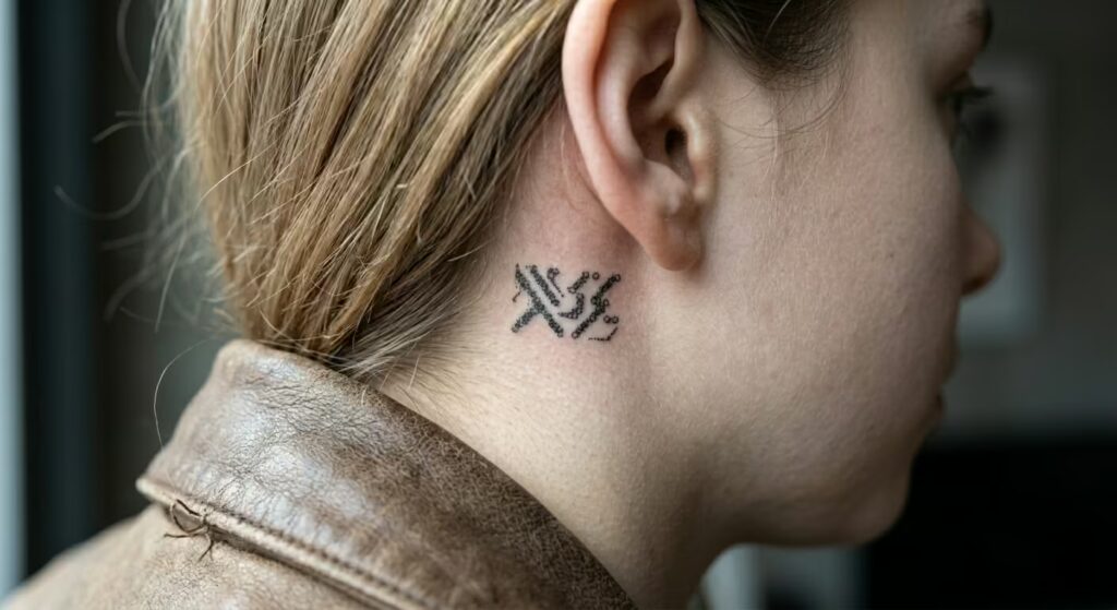 The Memory-Overflow Flux A Simple Cyber Sigil Tattoo for Women