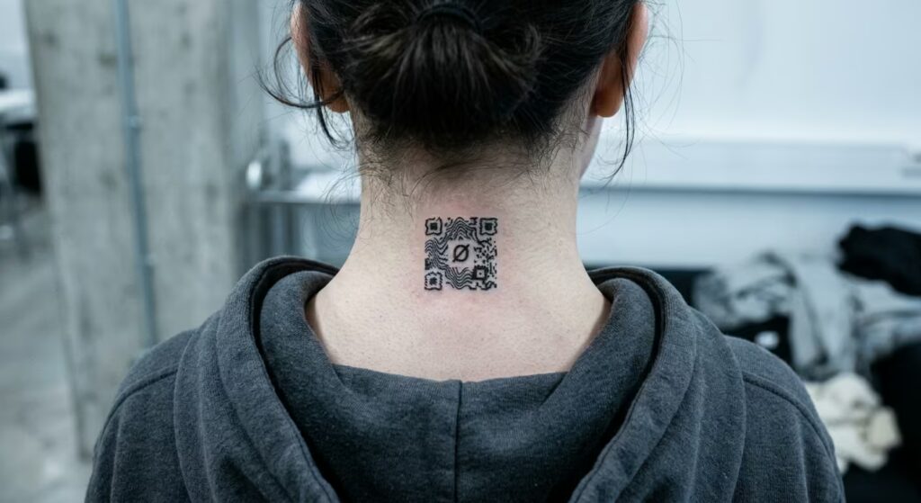 The Null Signal A Simple Cyber Sigil Tattoo for Women of Beautiful Inaccessibility