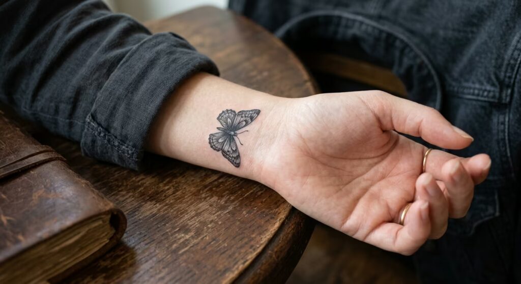 Tiny Wrist Tattoos_ The Engraved Joy