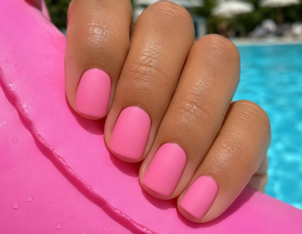 Flamingo Matte Square