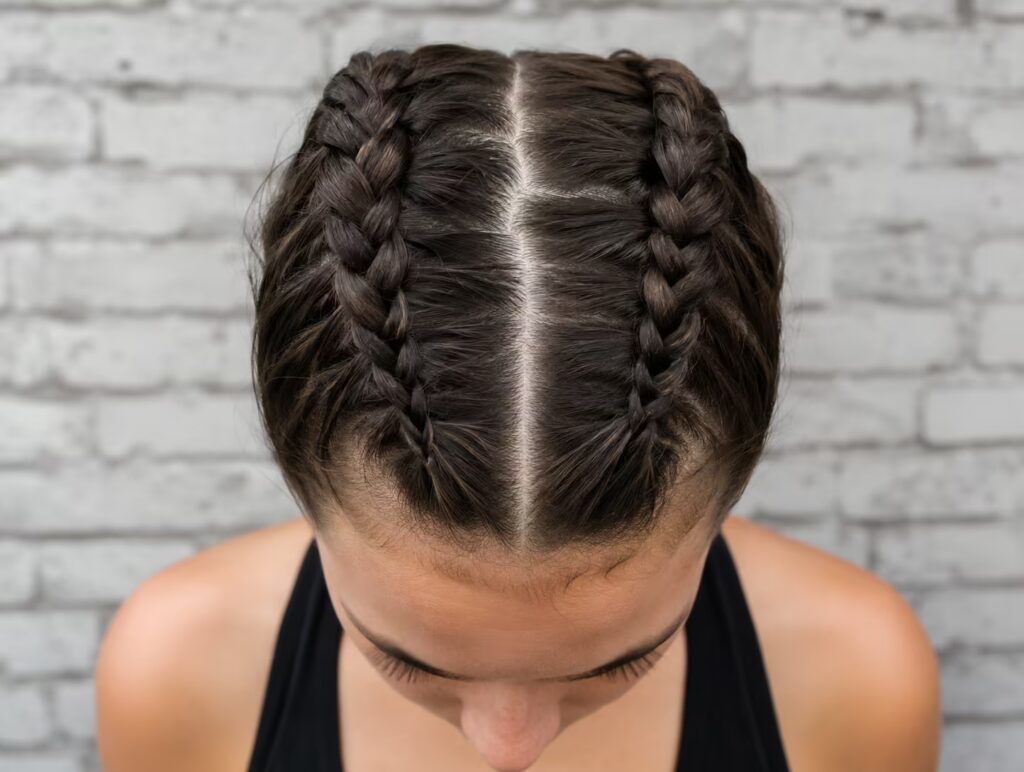 Double Dutch Braided hairstyle for teens