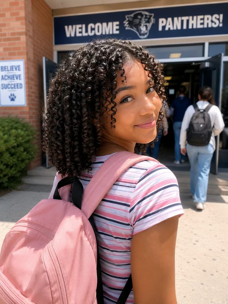 Finger Coils back to school hairstyles for black women