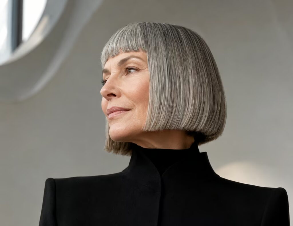 Blunt Bob with Bangs