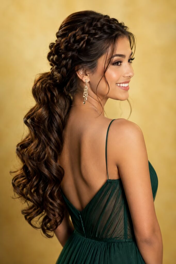 Braided Glam Ponytail
