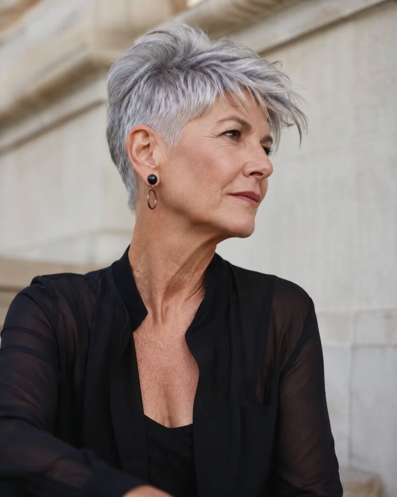 Edgy Undercut Pixie Haircut