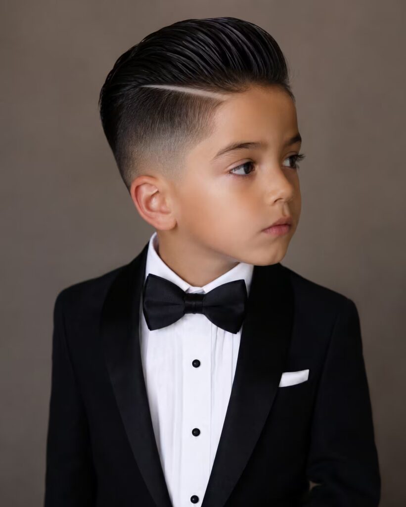 The Slick-Back Fade