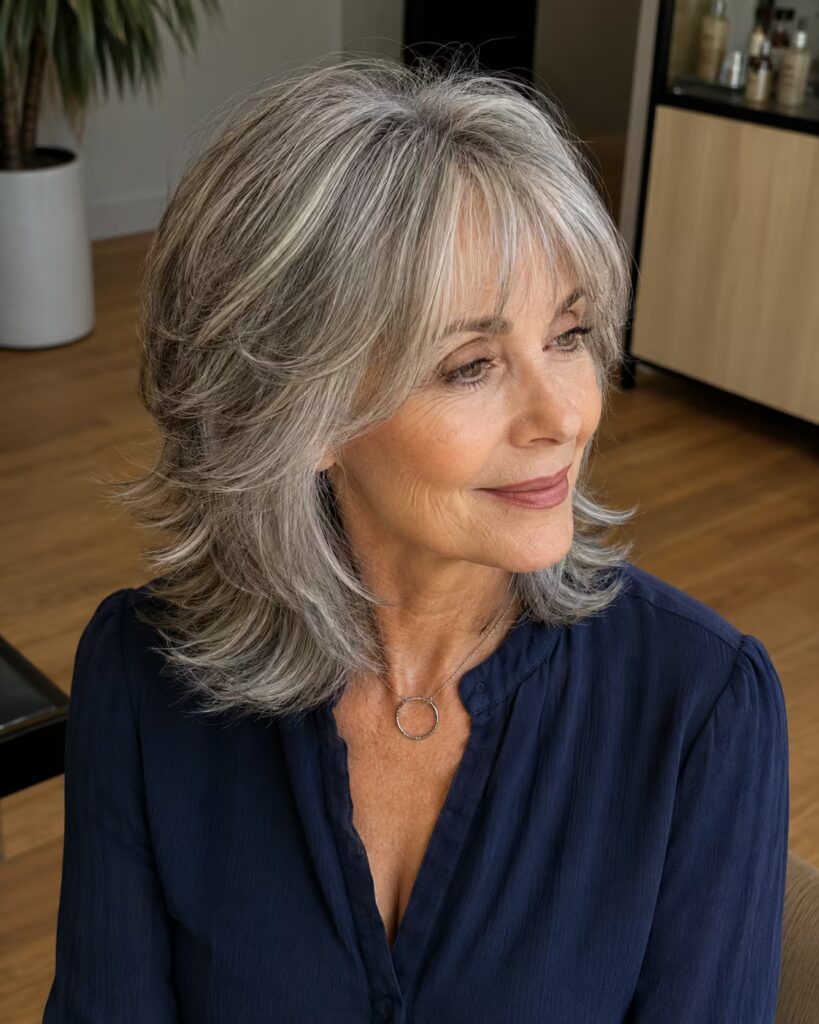 Feathered Mid-Length Layers